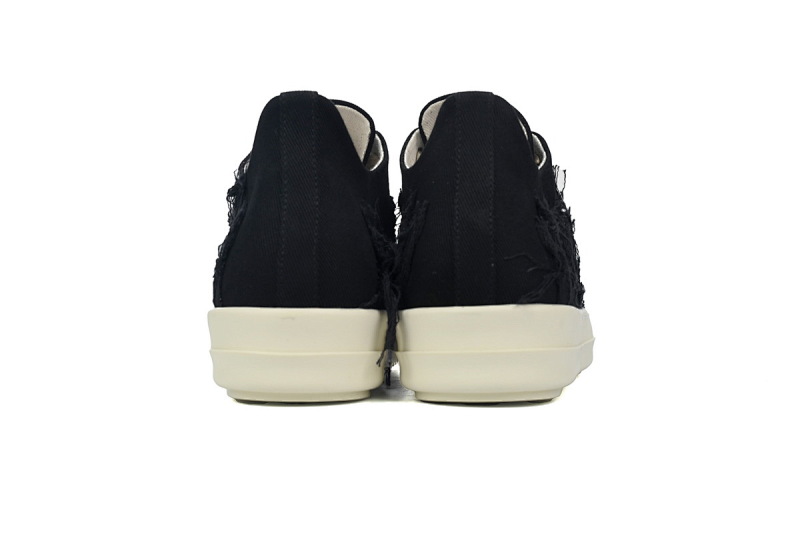 yupoo_311970_48dd5813.jpg 【DA7ET】RO西瓜头破坏布面 里克•欧文斯低帮休闲鞋 Rick Owens EDFU DRKSHDW Slashed Low 'Black Milk'