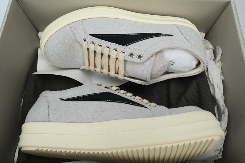 yupoo_311994_5623164a.jpg 【DA7ET】RO牡蛎白 里克•欧文斯低帮休闲鞋 Rick Owens DRKSHDW Luxor Vintage Sneaks 'Oyster Black'