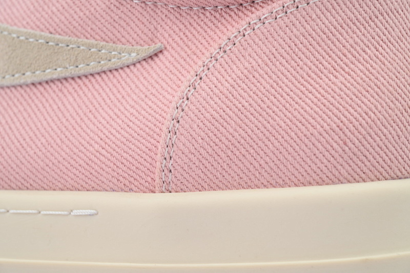 【DA7HZ】RO帆布粉 里克•欧文斯低帮休闲鞋 Rick Owens Wmns EDFU Vintage Low 'Faded Pink'