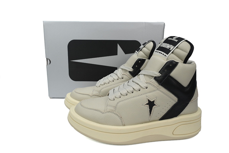 【DA5ET】RO匡威白黑 里克•欧文斯高帮休闲鞋 A06758C Rick Owens DRKSHDWxConverseWeapon