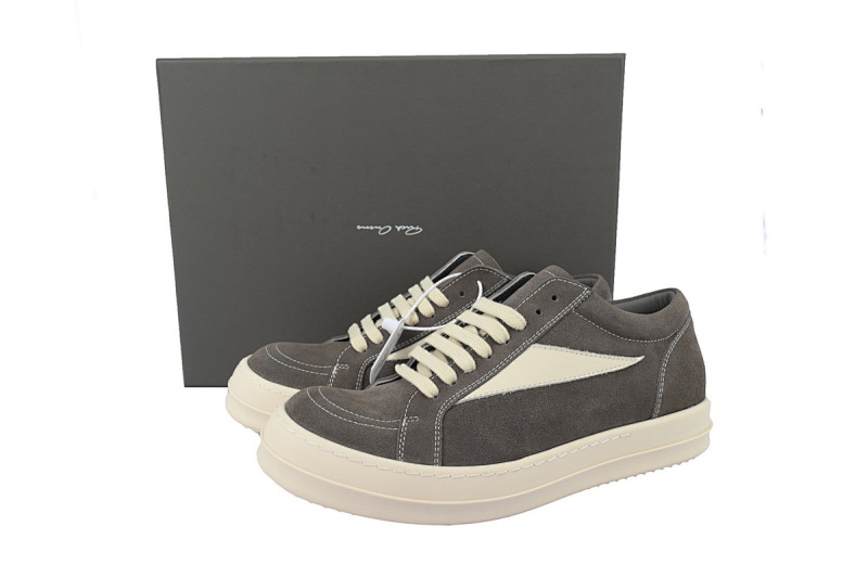 【DA7HZ】RO摩卡 里克•欧文斯低帮休闲鞋 RICK OWENS/RO Brown