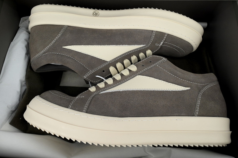 【DA7HZ】RO摩卡 里克•欧文斯低帮休闲鞋 RICK OWENS/RO Brown