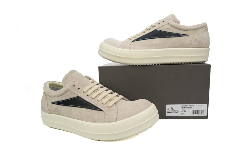 yupoo_312203_534be2ba.jpg 【DA7ET】RO翻毛米白 里克•欧文斯低帮休闲鞋 1911 Rick Owens Wmns Luxor Vintage Low 'Milk Black'