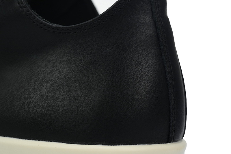 【DA7ET】RO西瓜头粗鞋带 里克•欧文斯低帮休闲鞋 RICK OWENS/RO Black and White