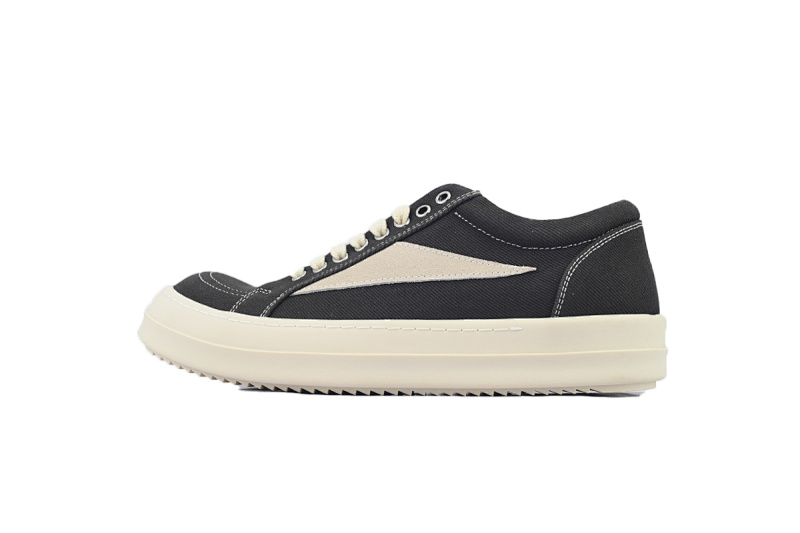 yupoo_312275_2b63f21f.jpg 【DA7HZ】RO帆布黑白 里克•欧文斯低帮休闲鞋 Rick Owens DRKSHDW Black and White