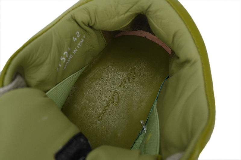 【EA5ET】RO西瓜头浅绿面包鞋 里克•欧文斯低帮休闲鞋 RICK OWENS/RO Jumbo Puffer Green