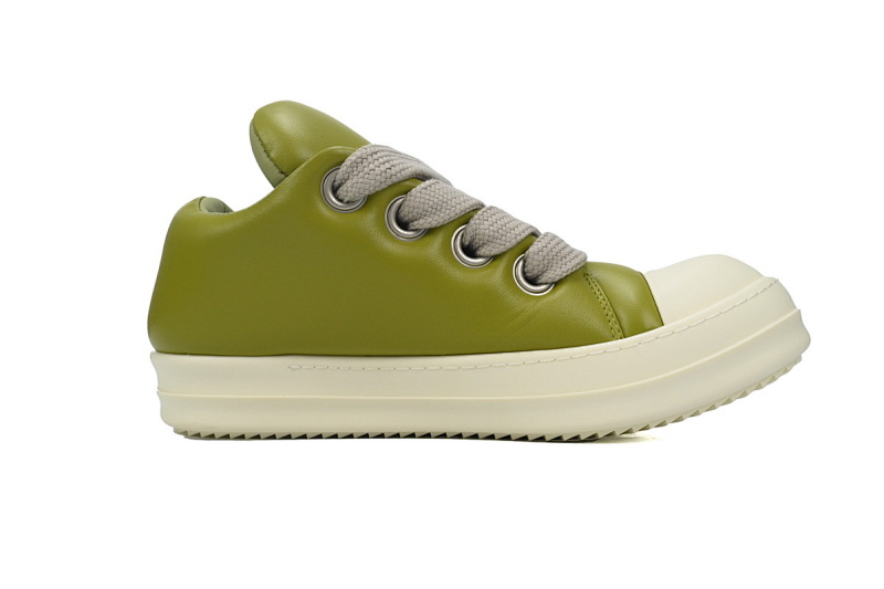 【EA5ET】RO西瓜头浅绿面包鞋 里克•欧文斯低帮休闲鞋 RICK OWENS/RO Jumbo Puffer Green