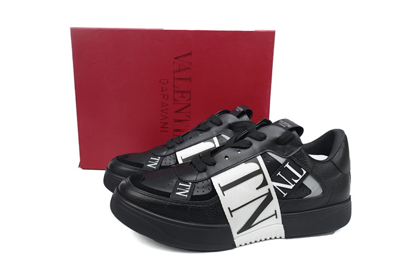 yupoo_312369_0c5ea089.jpg 【CA1ET】VL7N黑色 华伦天奴 低帮厚底绑带休闲小白鞋 Valentino Garavani VL7N Low Sneakers Black