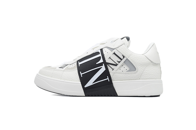 【CA1ET】VL7N白黑 华伦天奴 低帮厚底绑带休闲小白鞋 Valentino Garavani VL7N Low Sneakers White Black