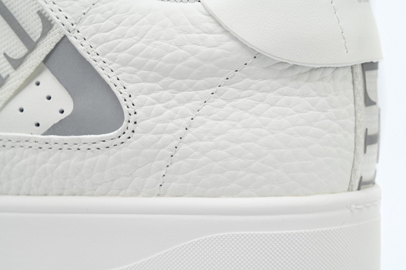 【CA1ET】VL7N白银 华伦天奴 低帮厚底绑带休闲小白鞋 Valentino Garavani VL7N Low Sneakers Silver