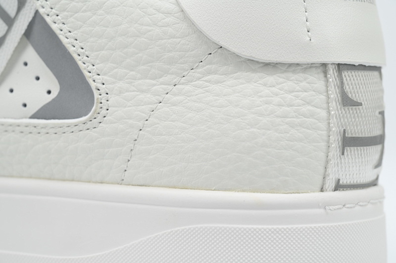 【CA1ET】VL7N白灰 华伦天奴 低帮厚底绑带休闲小白鞋 Valentino Garavani VL7N Low Sneakers White Grey
