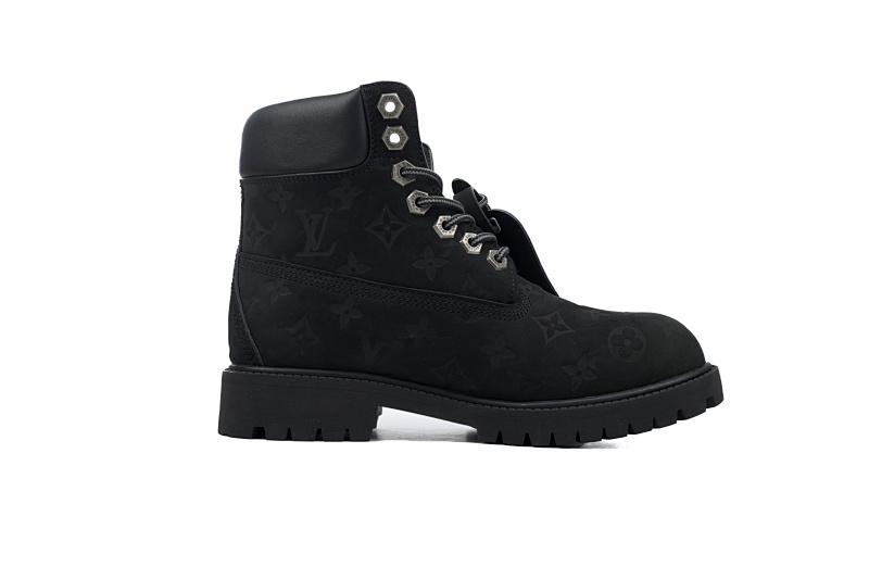 【FA0ET】LV联名黑色 添柏岚马丁靴及踝靴  LV x Timberland 6-In Ankle Boot