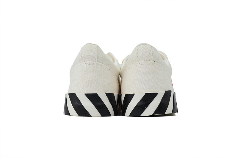 【BP5MI】白红  OFF-WHITE Vulc Low White 低帮时尚板鞋 OMIA085R20D330500129 Off-White Vulc White Red