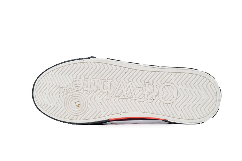 【BP5MI】黑蓝 OFF-WHITE Vulc Low White 低帮时尚板鞋 OMIA085R20C210181930 Off-White Vulc Sneaker 'Black Blue '