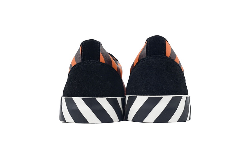【BP5MI】黑蓝 OFF-WHITE Vulc Low White 低帮时尚板鞋 OMIA085R20C210181930 Off-White Vulc Sneaker 'Black Blue '