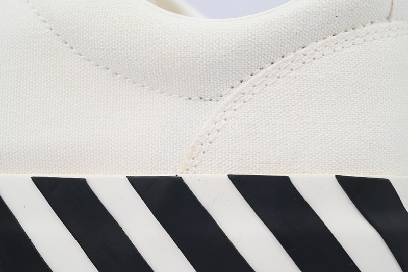 【BP5MI】白灰 OFF-WHITE Vulc Low White 低帮 时尚板鞋 OMIA085F21FAB0010155 Off-White Vulc Sneaker 'White Grey'