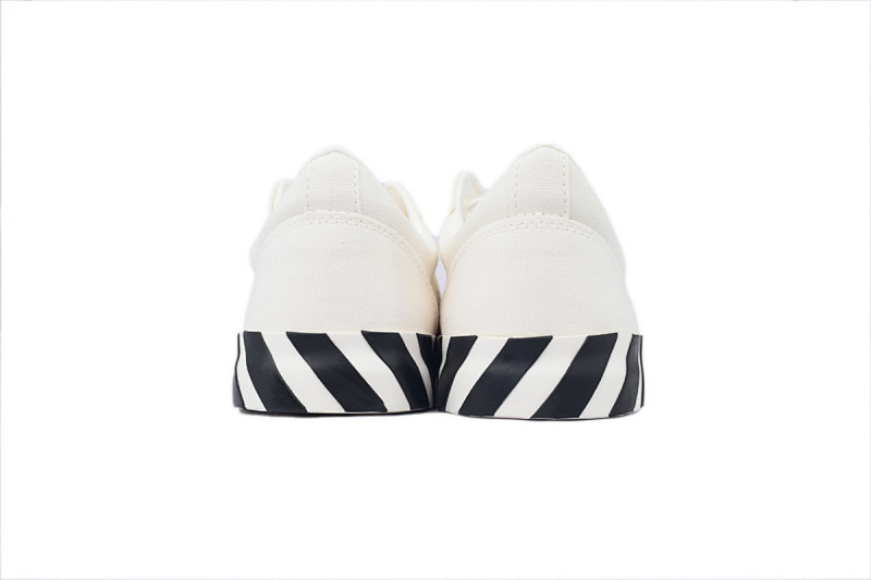 【BP5MI】白绿 OFF-WHITE Vulc Low White 低帮 时尚板鞋 OMIA085F22FAB0010155 Off-White Vulc Sneaker 'White Green'