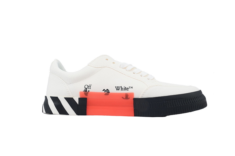 【BP5MI】白绿 OFF-WHITE Vulc Low White 低帮 时尚板鞋 OMIA085F22FAB0010155 Off-White Vulc Sneaker 'White Green'