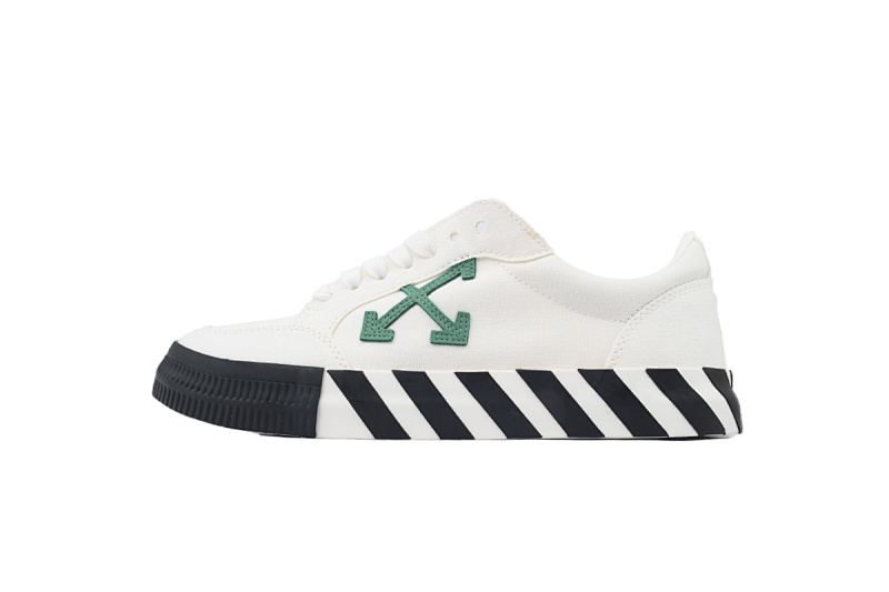 yupoo_313044_e258605c.jpg 【BP5MI】白绿 OFF-WHITE Vulc Low White 低帮 时尚板鞋 OMIA085F22FAB0010155 Off-White Vulc Sneaker 'White Green'