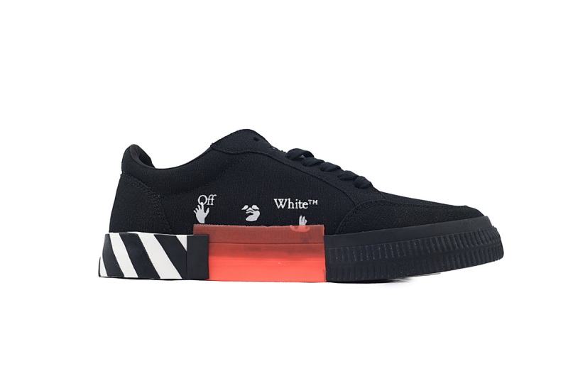 【BP5MI】黑粉 OFF-WHITE Vulc Low White 低帮 时尚板鞋 OMIA085R20D330501029 Off-White Vulc Low 'Black Violet'