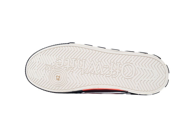 【BP5MI】黑粉 OFF-WHITE Vulc Low White 低帮 时尚板鞋 OMIA085R20D330501029 Off-White Vulc Low 'Black Violet'