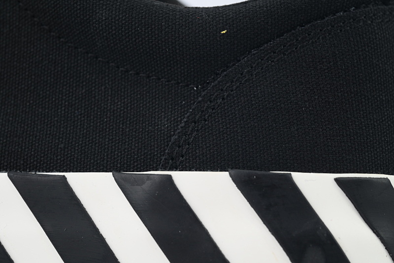 【BP5MI】黑色2 OFF-WHITE Vulc Low White 低帮 时尚板鞋 OWIA272C99FAB0011001 Off-White Wmns Vulc Sneaker 'Black