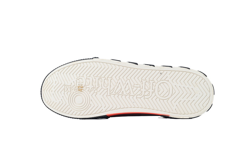 【BP5MI】黑色2 OFF-WHITE Vulc Low White 低帮 时尚板鞋 OWIA272C99FAB0011001 Off-White Wmns Vulc Sneaker 'Black