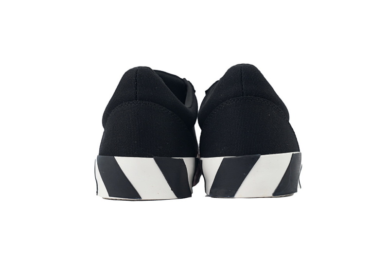 【BP5MI】黑色1 OFF-WHITE Vulc Low White 低帮 时尚板鞋 OMIA085E183510011000 Off-White Vulc Low Top 'Black'