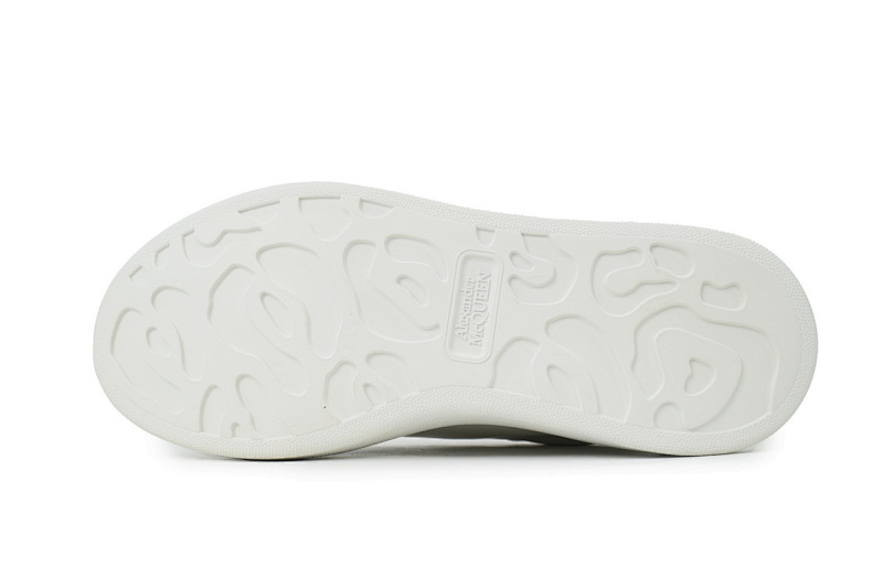 【DH5AP】全白 麦昆厚底圆头休闲运动鞋 Alexander McQueen Sneaker All White