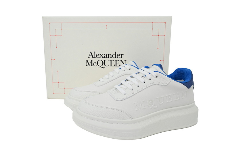 【DH5AP】蓝尾 麦昆厚底圆头休闲运动鞋 Alexander McQueen Sneaker Blue Tail