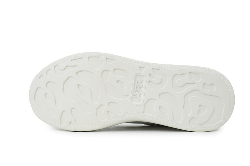 【DH5AP】蓝尾 麦昆厚底圆头休闲运动鞋 Alexander McQueen Sneaker Blue Tail