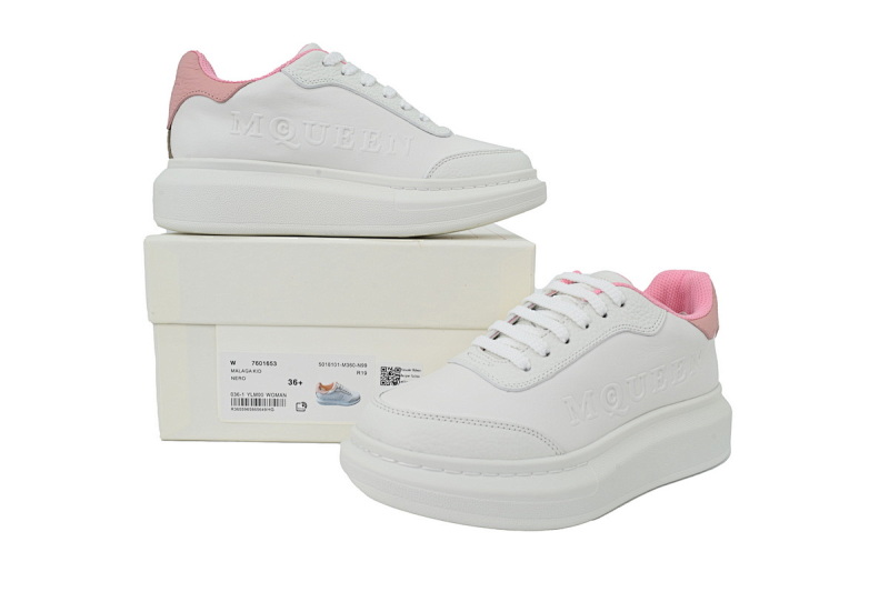 【DH5AP】粉尾 麦昆厚底圆头休闲运动鞋 Alexander McQueen Sneaker Fenwei