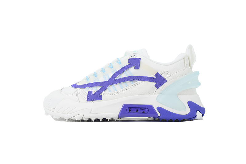【CP3MI】白紫 OFF-WHITE ODSY 低帮生活休闲鞋 OMIA190S 23FAB00 10137 WHITE ODSY White Purple