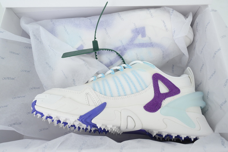 【CP3MI】白紫 OFF-WHITE ODSY 低帮生活休闲鞋 OMIA190S 23FAB00 10137 WHITE ODSY White Purple