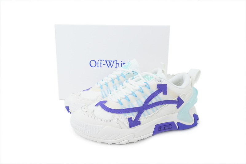 【CP3MI】白紫 OFF-WHITE ODSY 低帮生活休闲鞋 OMIA190S 23FAB00 10137 WHITE ODSY White Purple
