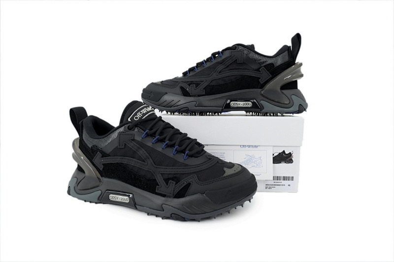 【CP3MI】黑色 OFF-WHITE ODSY 低帮生活休闲鞋 OWIA26C 99FAB00 21010 OFF-WHITE ODSY Black