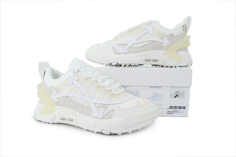 【CP3MI】白色A  OFF-WHITE ODSY低帮生活休闲鞋 OMIA190C 99FAB00 30101 OFF-WHITE ODSY White A