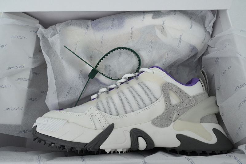 【CP3MI】白灰紫 OFF-WHITE ODSY 低帮生活休闲鞋 OMIA268F 23FAB00 20137 OFF-WHITE ODSY White Purple
