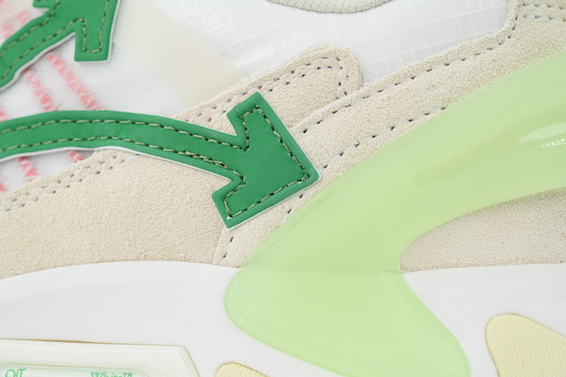 【CP3MI】白绿 OFF-WHITE ODSY 低帮生活休闲鞋 OMIA190R 21FAB00 10155 OFF-WHITE ODSY White Green