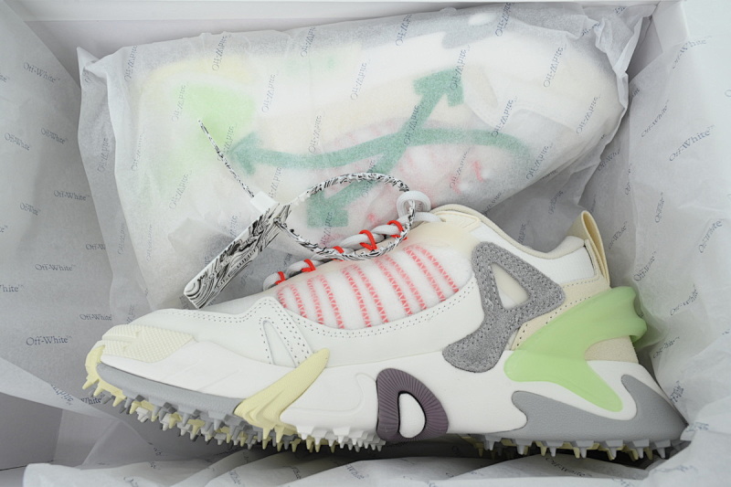 【CP3MI】白绿 OFF-WHITE ODSY 低帮生活休闲鞋 OMIA190R 21FAB00 10155 OFF-WHITE ODSY White Green