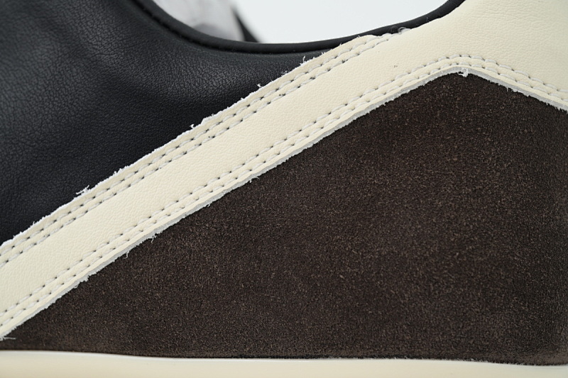 【DA7ET】RO德训棕色  小牛皮 圆头系带 生活休闲鞋 RICK OWENS/RO De Xun Brown