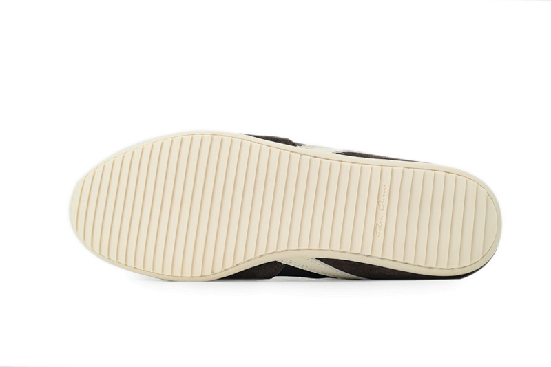 【DA7ET】RO德训棕色  小牛皮 圆头系带 生活休闲鞋 RICK OWENS/RO De Xun Brown