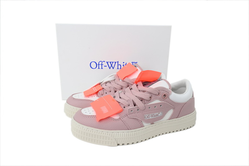 【CP0MI】粉色 OFFWHITE低帮运动鞋 OWIA28ES26LEA 001013B Off-White 3.0 Off-Court Sneakers Pink