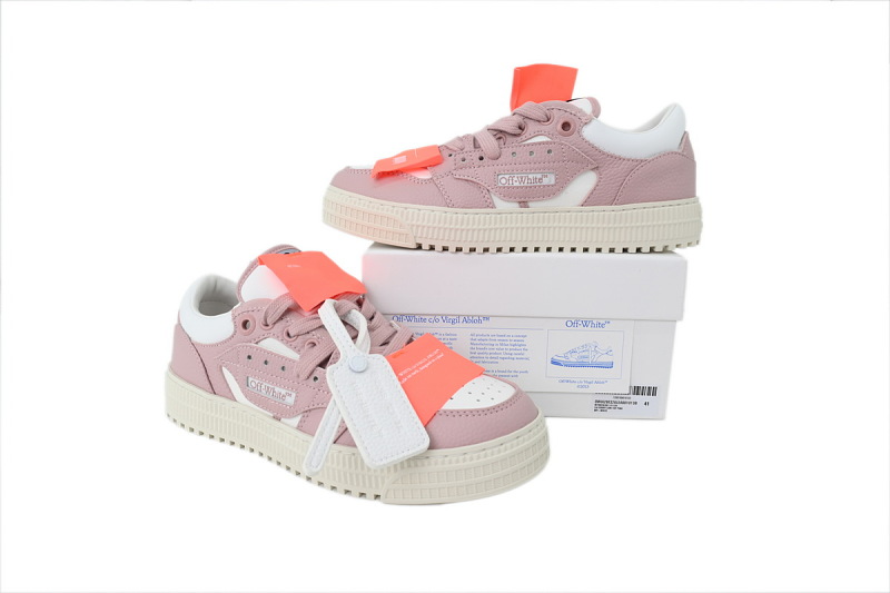 【CP0MI】粉色 OFFWHITE低帮运动鞋 OWIA28ES26LEA 001013B Off-White 3.0 Off-Court Sneakers Pink