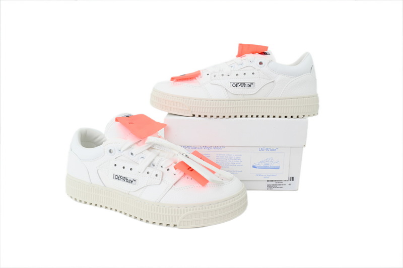 【CP0MI】白色 OFFWHITE低帮运动鞋 OWIA28ES26LE A0010120 Off-White 3.0 Off-Court Sneakers White