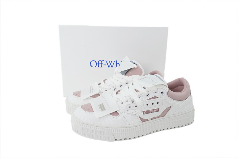 【CP0MI】粉白 OFFWHITE低帮运动鞋 OWIA28ES25LE A003013C Off-White 3.0 Off-Court sneakers Pinkish White