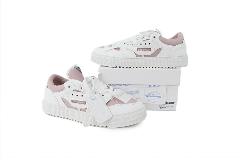 【CP0MI】粉白 OFFWHITE低帮运动鞋 OWIA28ES25LE A003013C Off-White 3.0 Off-Court sneakers Pinkish White