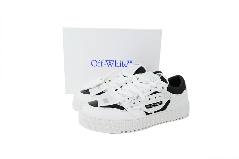 【CP0MI】黑白色 OFFWHITE低帮运动鞋 OMIA29KC 99LEA 0020110 Off-White 3.0 Off-Court sneakers Black White
