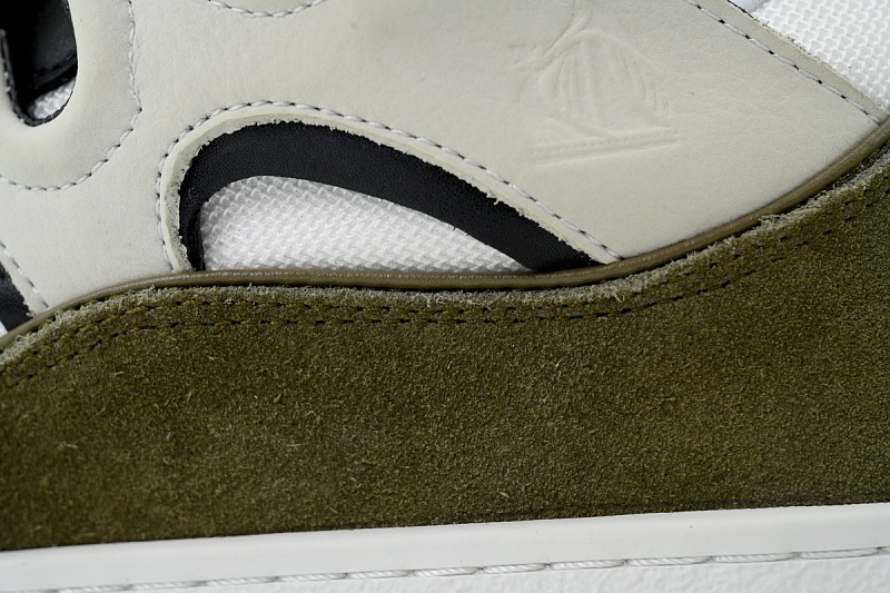 【DA7M9】军绿白 浪凡运动鞋休闲面包鞋 LANVIN Military Green White