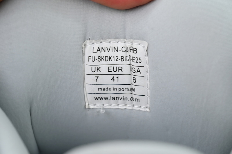 【DA7M9】军绿白 浪凡运动鞋休闲面包鞋 LANVIN Military Green White